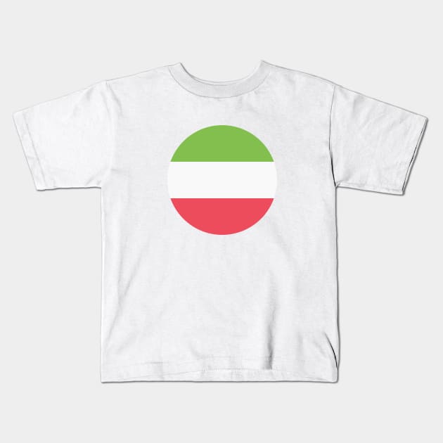 Italy's colors Kids T-Shirt by rclsivcreative